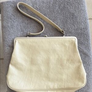 HOBO Cream Shoulder Bag
